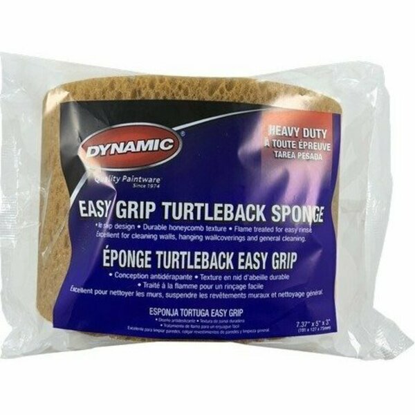 Dynamic Paint Products Dynamic Heavy Duty Easy Grip Turtleback Wall Cleaning Sponge 00027